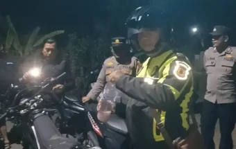 Cipta Kondisi Malam Minggu, Polsek Mandai Amankan Sejumlah Sepeda Motor