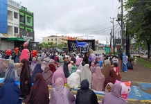 Jamaah Tarekat Naqsabandiyah di Makassar Laksanakan Salat Idul Fitri 1447 H