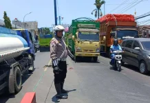 Kepadatan Mulai Terjadi, Polres Maros Pastikan Arus Balik Tetap Terkendali