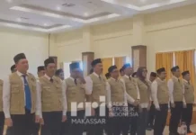Pengukuhan PPIH Makassar, Tekankan Layanan Cepat dan Humanis