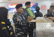 TNI AL Menyergap Konteiner Memuat Rokok Ilegal