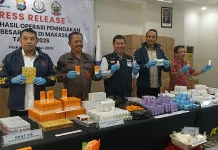 BBPOM Makassar Amankan 1 Tersangka dan 7.092 Produk Kosmetik Ilegal