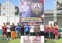 Polres Maros Cup Bangun Sportivitas dan Kolaborasi
