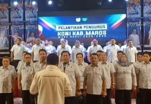 KONI Maros Perkuat Pembinaan, Target Dua Besar di Porprov Sulsel 2026