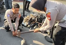 Ratusan kenalpot Brong ditindak Satuan Lalulintas Polrestabes Makassar