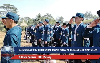 Ratusan Maba FK UB Diterjunkan di Pengabdian Masyarakat di Kabupaten Malang