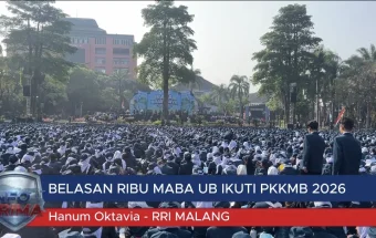 Belasan Ribu Maba UB Ikuti PKKMB RAJA BRAWIJAYA 2026