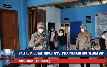 Walikota Blitar Tinjau SPPG, Pastikan Pelaksanaan MBG Sesuai SOP