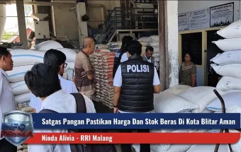 Satgas Pangan Pastikan Harga dan Stok Beras di Blitar Aman