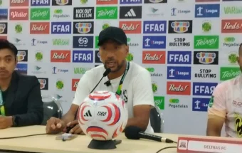 Juru Taktik Deltras FC Leonard Tupamahu Puji Performa Muhammad Sulthon Fajar