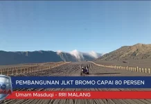 Pembangunan JLKT Bromo Capai 80 Persen, TNBTS Optimis selesai Sesuai Target