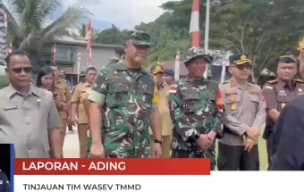 Pembangunan Wilayah Perbatasan Jadi Fokus Evaluasi TMMD Ke-128