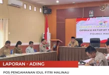 Amankan Mudik, Polres Malinau Dirikan Enam Pos Operasi Ketupat