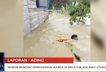 Hujan Deras Picu Luapan Dua Sungai, Permukiman di Belayan Terendam