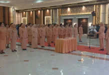 Pengurus dan anggota DWP Malinau Dilantik
