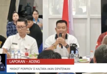 Penggunaan Komersial Maskot Porprov II Kaltara Wajib Berizin