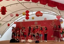Perayaan Imlek Warnai Kebersamaan Siswa Tridharma Manado