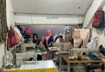 Penjahit Pasar 45 Manado Ramai Layani Pelanggan jelang Idul Fitri