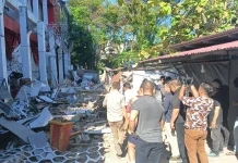 Gempa M 7,6 Guncang Manado, Gedung KONI Rusak dan Makan Korban
