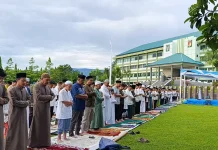 Shalat Iduladha di Makodam XIII/Merdeka Berlangsung Hikmat