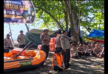 Ditpolairud Polda Sulut Gelar Pelatihan Rescue dan Survival