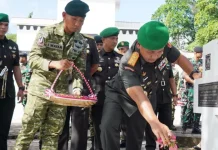 Pangdam XIII/Merdeka Pimpin Ziarah di TMP Kairagi