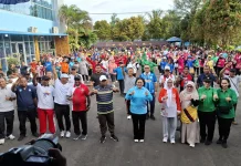 Semarak HUT PWKI ke-80, Dari Senam Sehat hingga Pemberdayaan UMKM Lokal