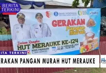 Gerakan Pangan Murah HUT Merauke