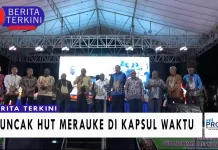 Puncak HUT Merauke di Kapsul Waktu