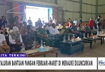 Penyaluran Bantuan Pangan Februari-Maret di Merauke Diluncurkan