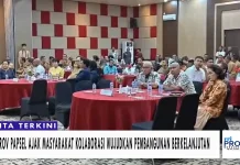 Pemprov Papsel Ajak Masyarakat Kolaborasi Wujudkan Pembangunan Berkelanjutan