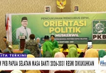 DPW PKB Papua Selatan Masa Bakti 2026-2031 Resmi Dikukuhkan
