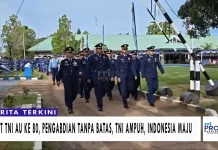 Hut TNI AU ke 80, Pengabdian tanpa Batas, TNI Ampuh, Indonesia Maju