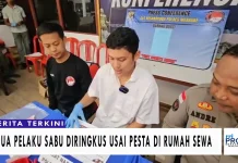 Dua Pelaku Sabu Diringkus usai Pesta di Rumah Sewa