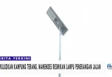 Wujudkan Kampung Terang, Wamendes Resmikan Lampu Penerangan Jalan