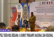 Pemprov Papsel Teken MoU Bersama 16 Rumkit Pengampu Nasional dan Regional