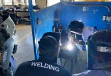 Lulusan SMK di Aceh Barat Mendapatkan Pelatihan Pengelasan dari BLK