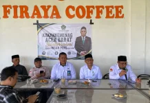 Kakankemenag Aceh Barat bersilaturahmi dengan Insan Pers
