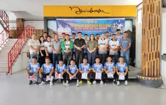 Pelepasan Keberangkatan Tim Voli Nisel Bertanding di Raja Inal Cup III