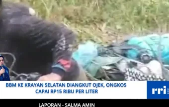 BBM ke Krayan Selatan Diangkut Ojek, Ongkos Capai Rp15 Ribu Per Liter