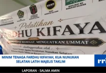 Minim Tenaga Fardhu Kifayah, KUA Nunukan Selatan Latih Majelis Taklim