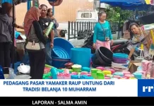 Pedagang Pasar Yamaker Raup Untung dari Tradisi Belanja 10 Muharram
