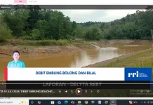 Ketersediaan Air Baku di Embung Bolong dan Bilal Nunukan Tergolong Aman