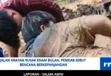 Jalan Krayan Rusak Enam Bulan, Pemkab Sebut Bencana Berkepanjangan