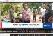 Masyarakat Suku Tidung di Desa Binusan ,enggelar Bejiu Safar atau Mandi Safor