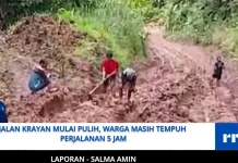 Jalan Krayan Mulai Pulih, Warga Masih Tempuh Perjalanan 5 Jam