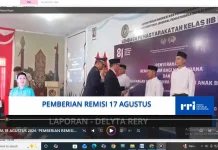 Pemberian Remisi Sebanyak 976 WBP Lapas Nunukan, 13 Orang Langsung Bebas