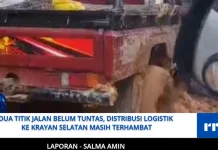Dua Titik Jalan Belum Tuntas, Logistik Krayan Selatan Masih Terhambat