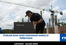 Starlink Buka Akses Komunikasi Warga di Perbatasan