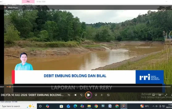 Berita Video - Ketersediaan Air Baku di Embung Bolong dan Bilal Nunukan ...